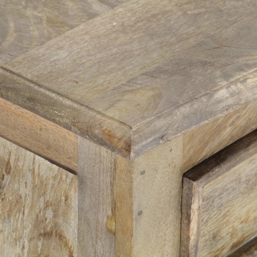 vidaXL Mesa de cabeceira 40x30x55 cm madeira de mangueira maciça