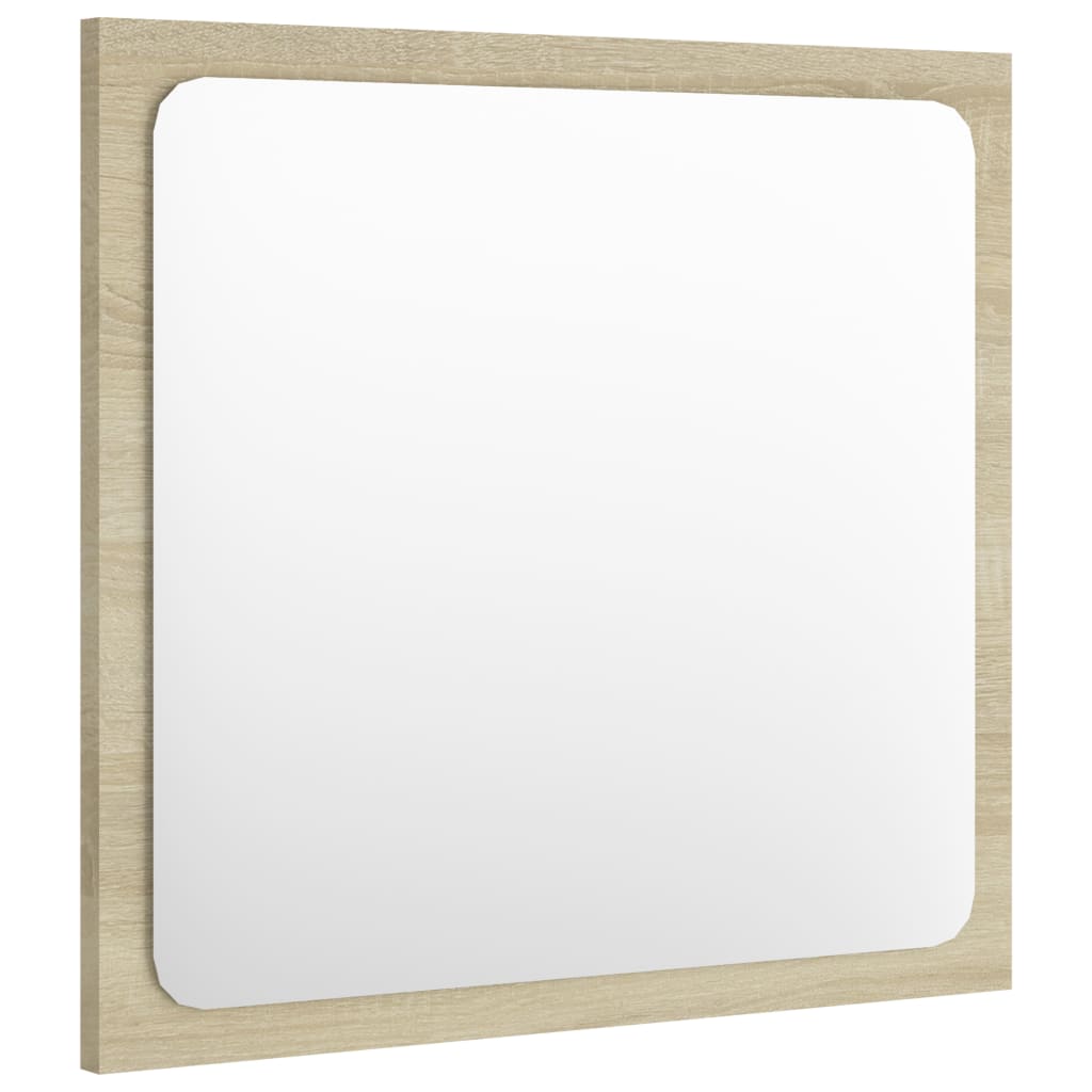vidaXL Espelho WC 40x1,5x37 cm derivados de madeira carvalho sonoma