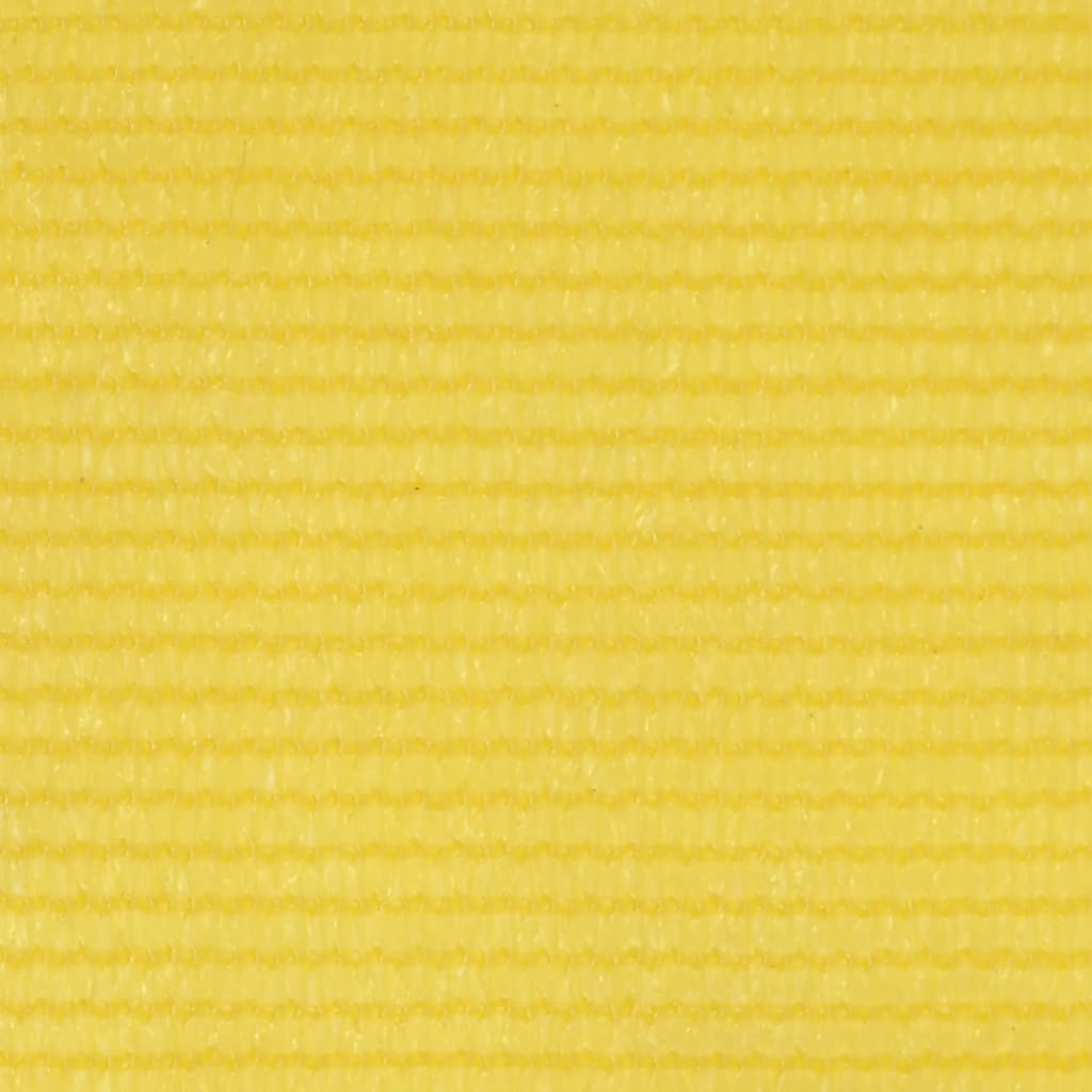 vidaXL Tela de varanda 75x600 cm PEAD cor amarelo