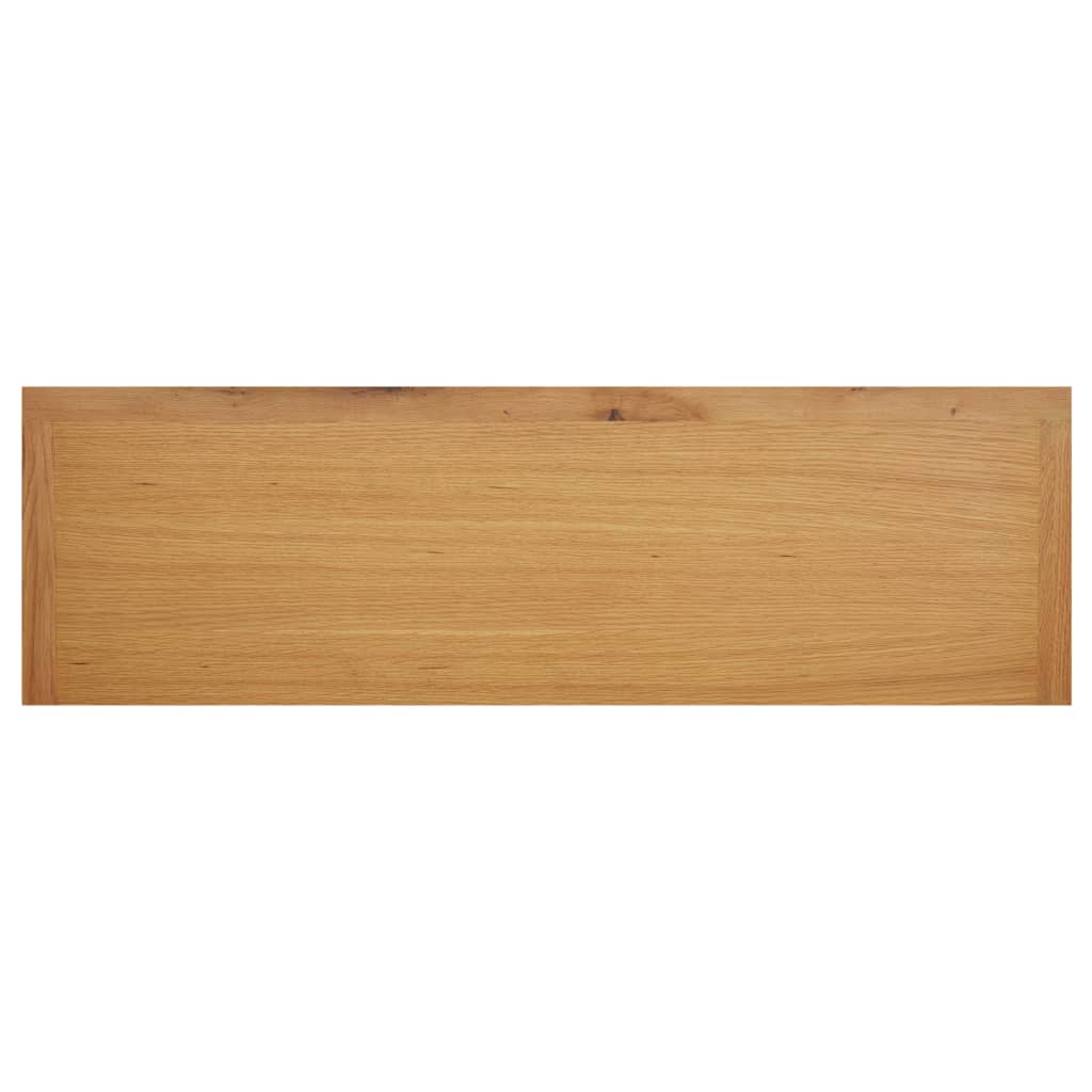 vidaXL Sapateira 114x37x45 cm madeira de carvalho maciça