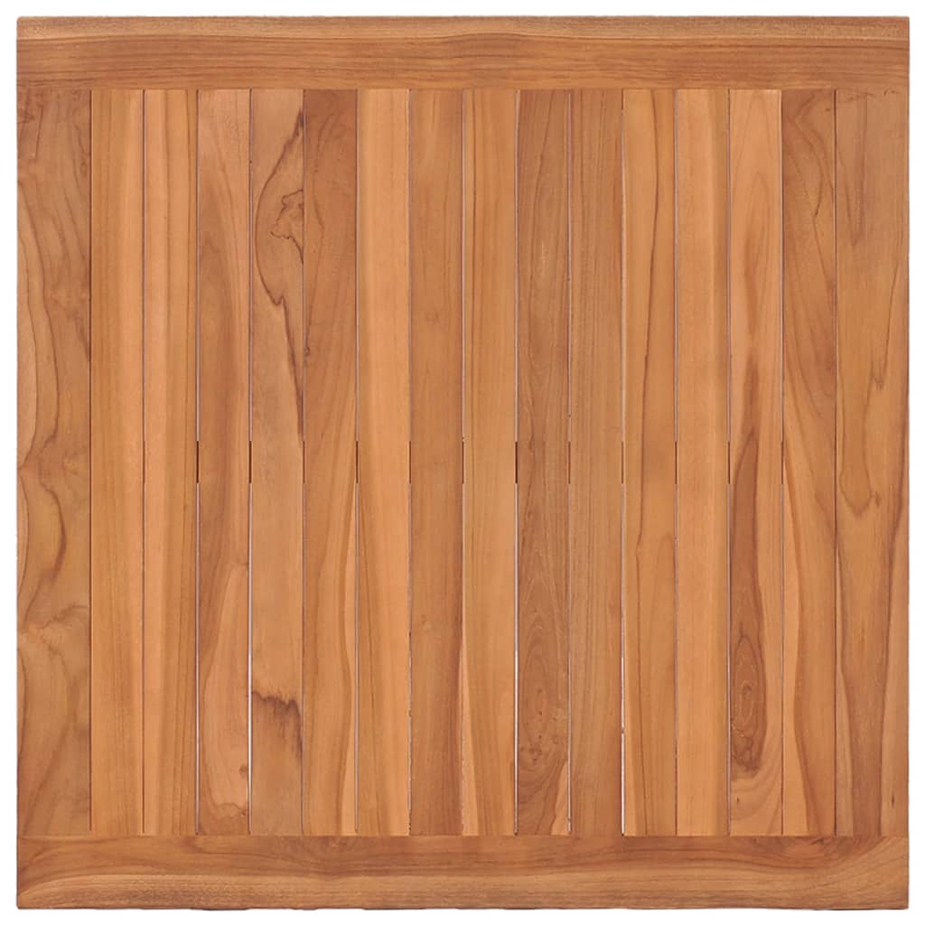 vidaXL Mesa Batávia 85x85x75 madeira de teca maciça