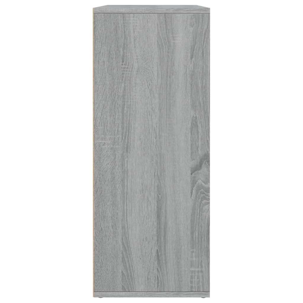 vidaXL Aparador 60x30x75 cm derivados de madeira cinzento sonoma