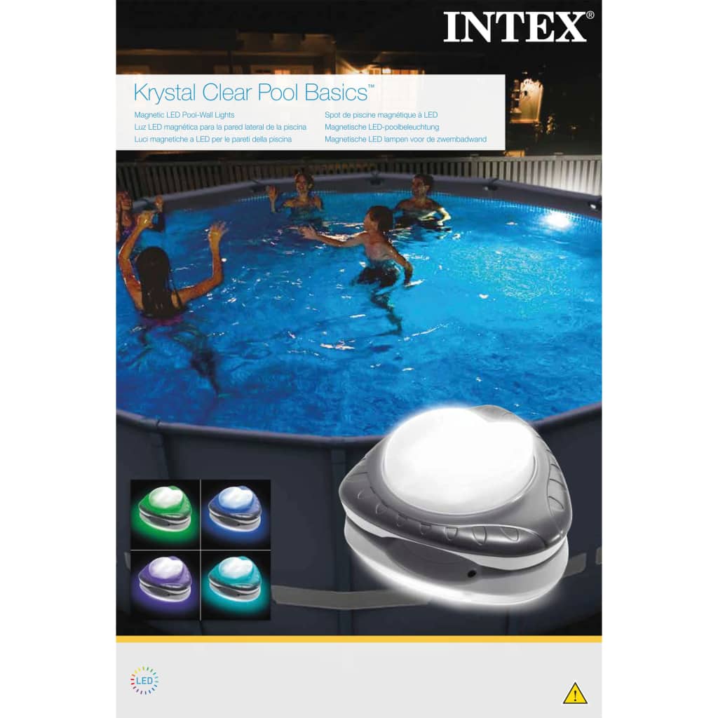 Intex Iluminação magnética LED para parede de piscina 28698