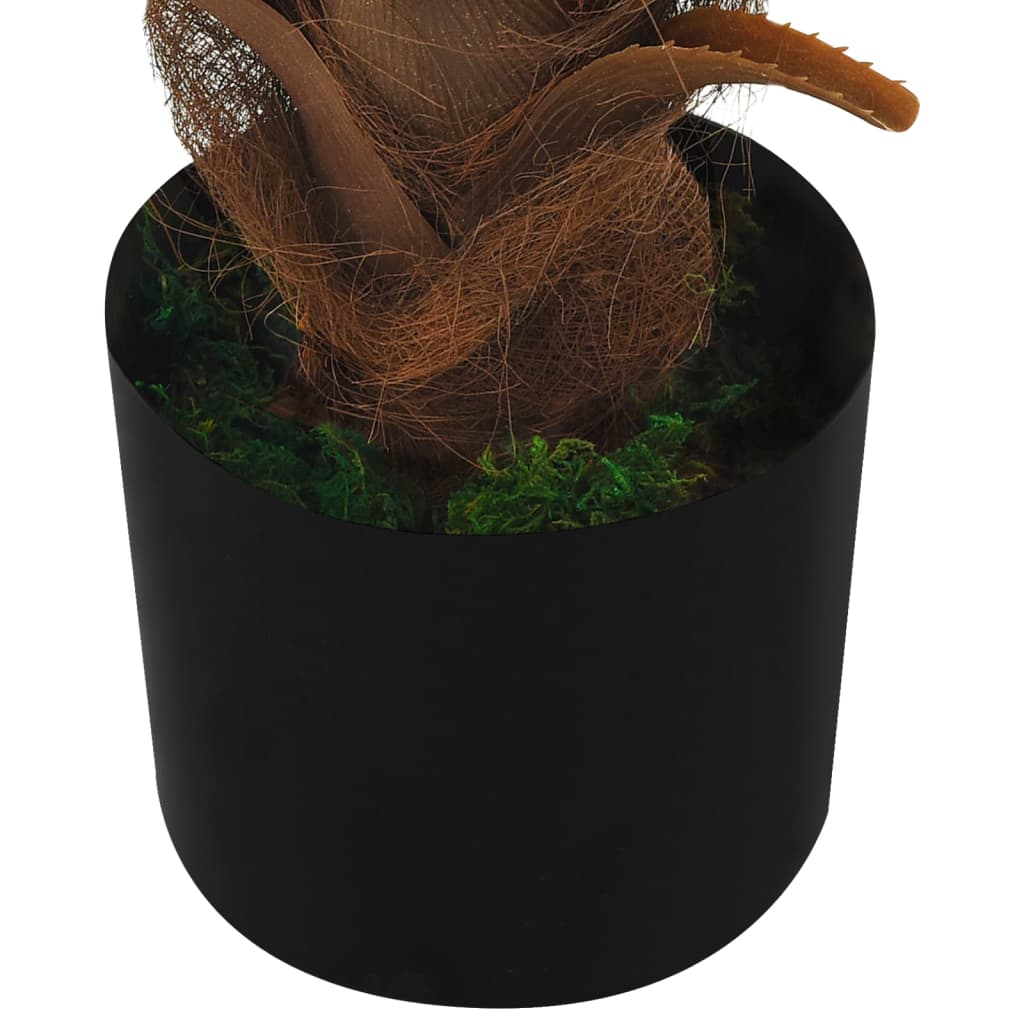 vidaXL Palmeira cica artificial com vaso 140 cm verde