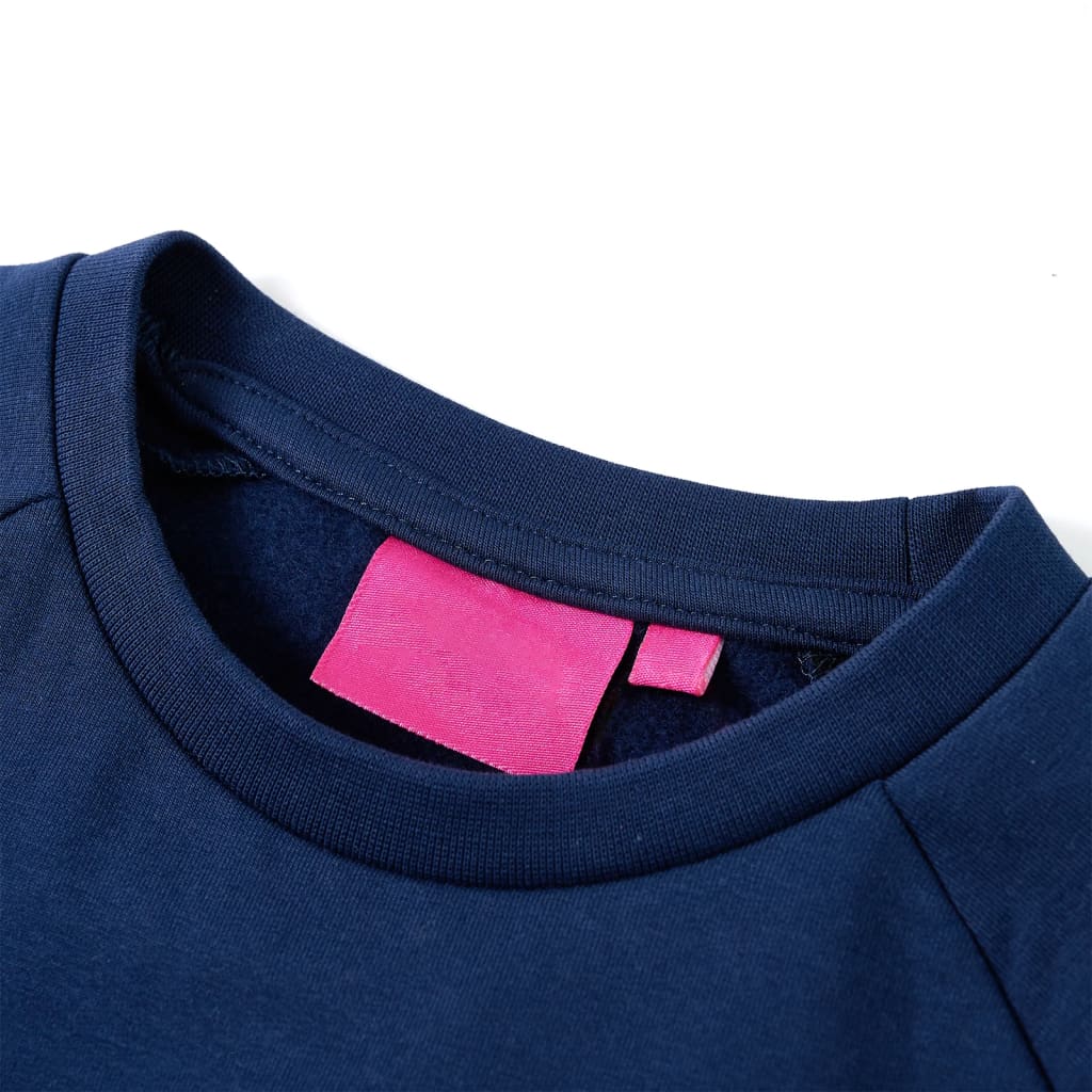 Sweatshirt para criança azul-marinho 92