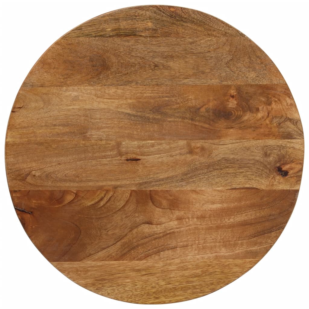 vidaXL Tampo de mesa redondo Ø60x2,5cm madeira de mangueira maciça