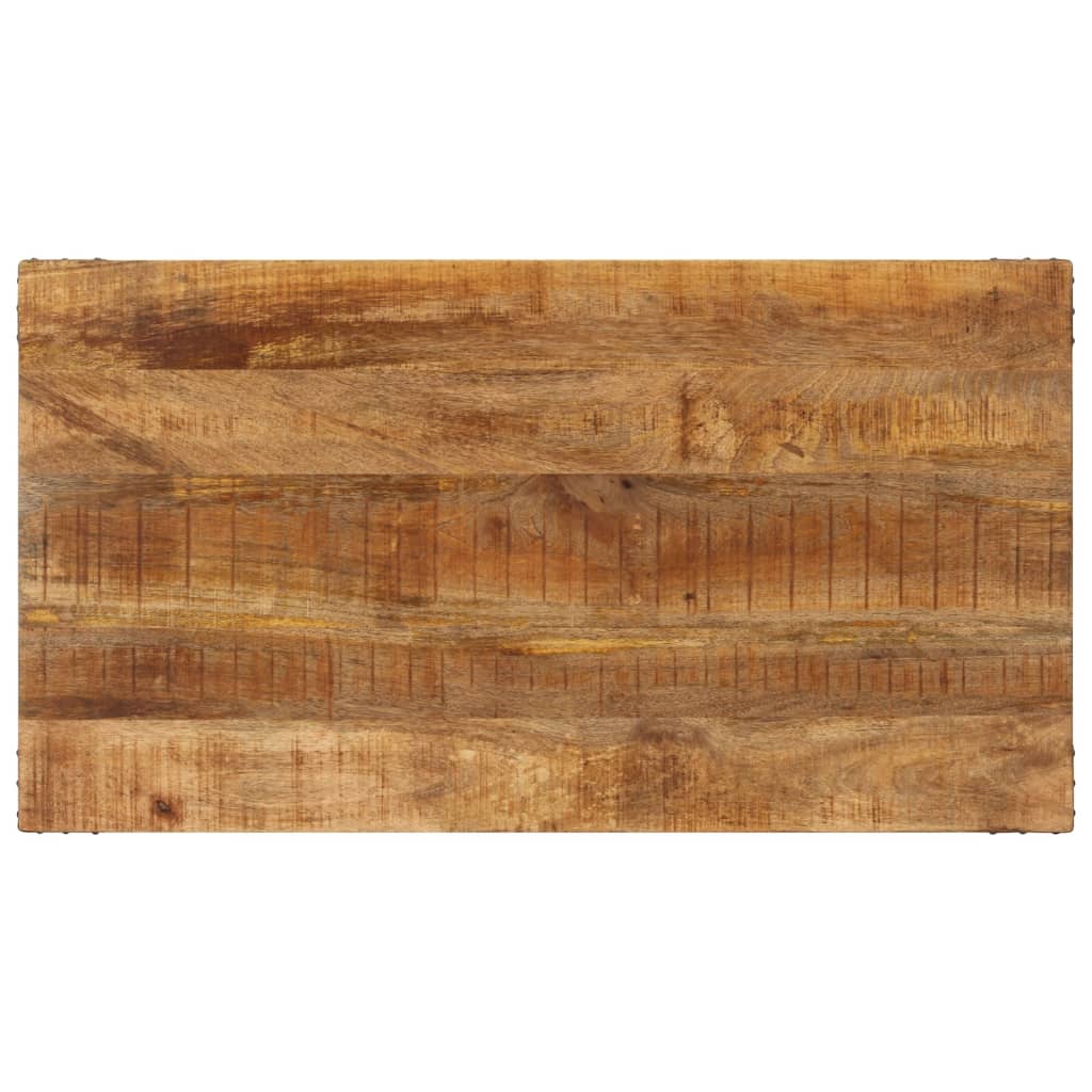 vidaXL Mesa de jantar 110x60x76 cm madeira de mangueira maciça