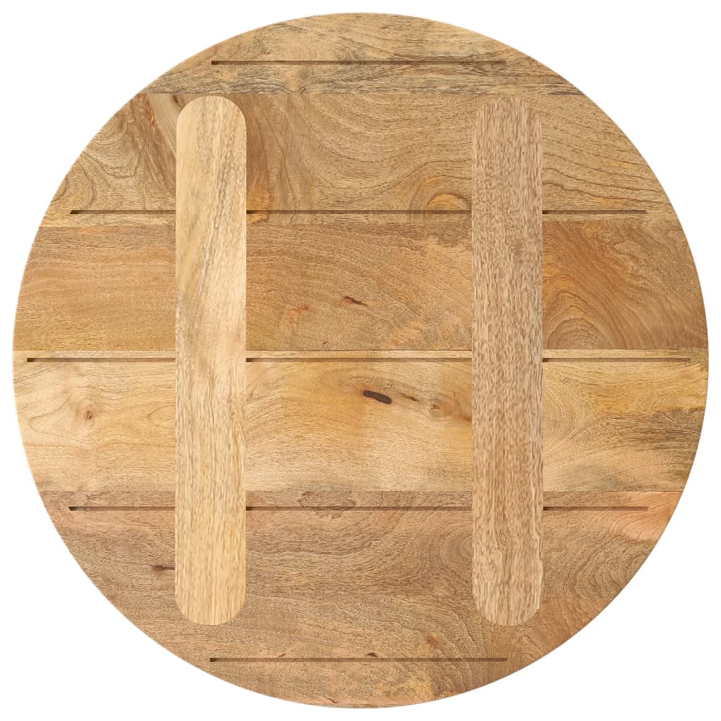 vidaXL Tampo de mesa redondo Ø40x2,5cm madeira de mangueira maciça