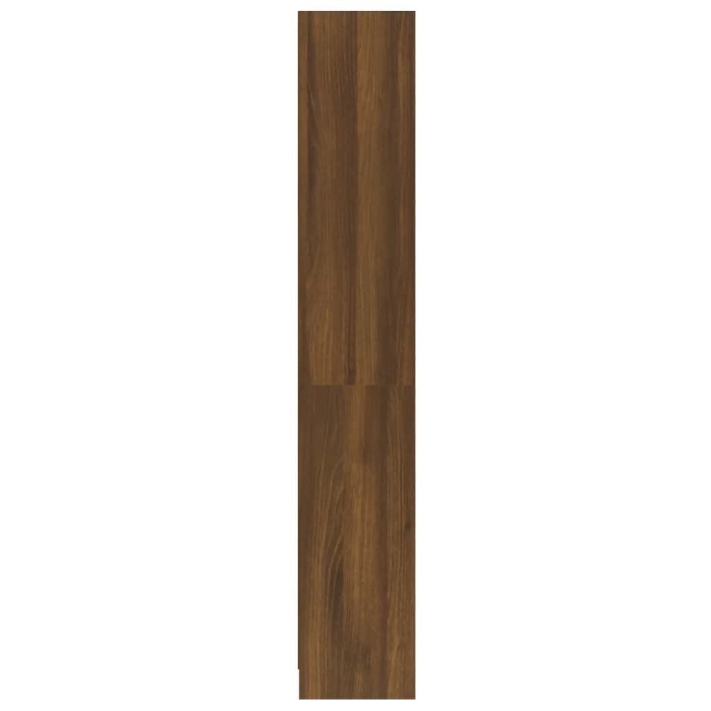 vidaXL Estante 4 prateleiras 60x24x142cm derivados de madeira castanho