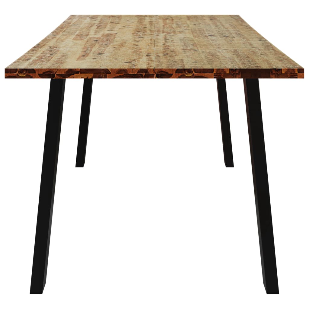 vidaXL Mesa de jantar 150x90x75 cm madeira de acácia maciça