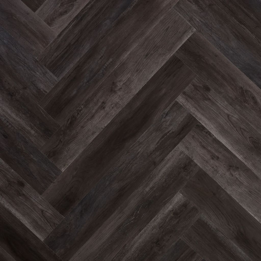 WallArt Tábuas c/ aspeto madeira de celeiro carvalho preto carvão