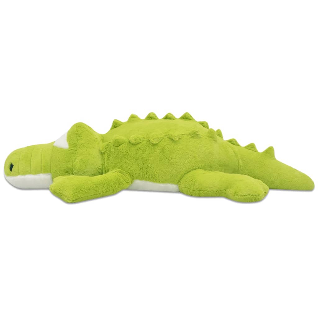 vidaXL Crocodilo de brincar em pelúcia XXL 150 cm