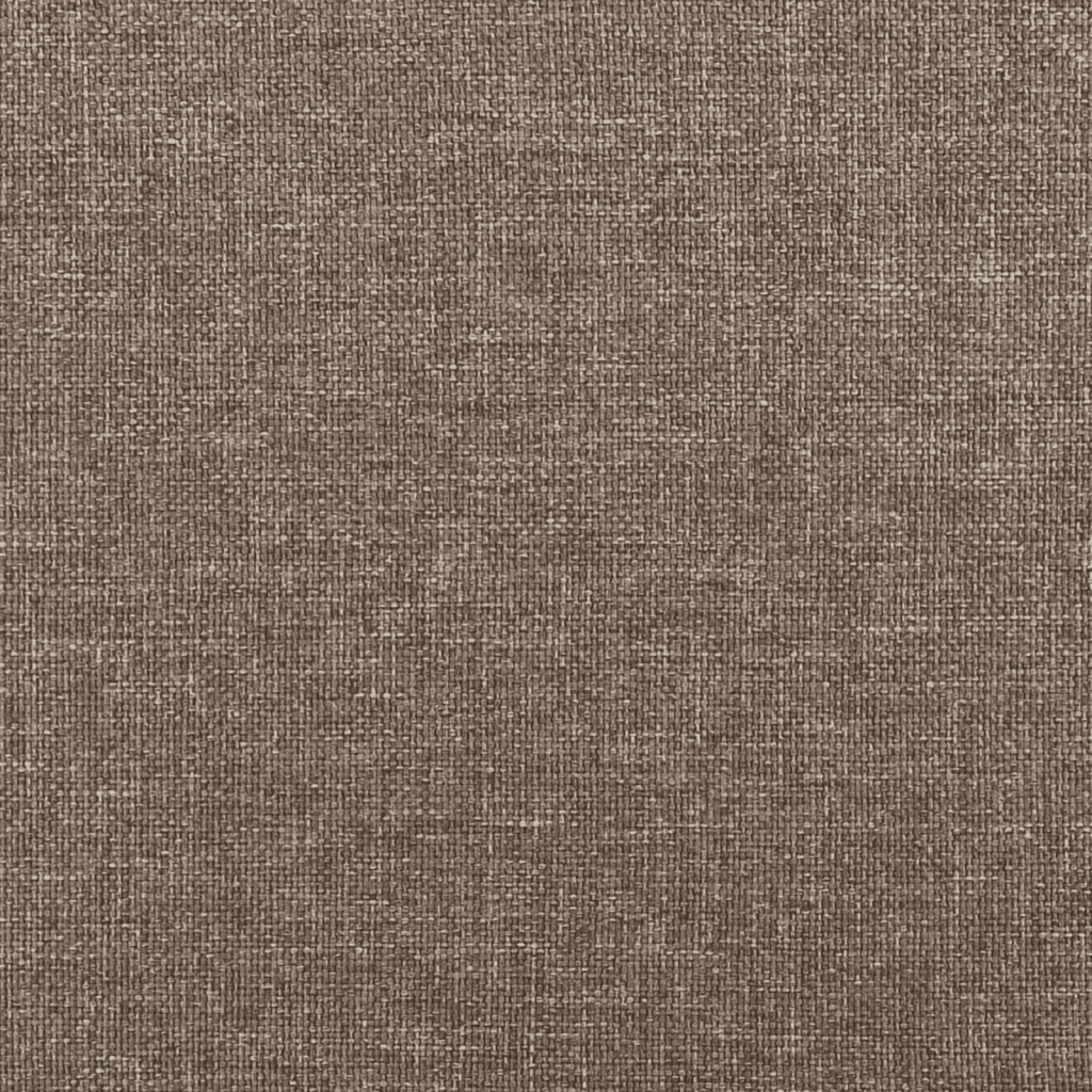 vidaXL Cama com molas/colchão 100x200 cm tecido cinza-acastanhado