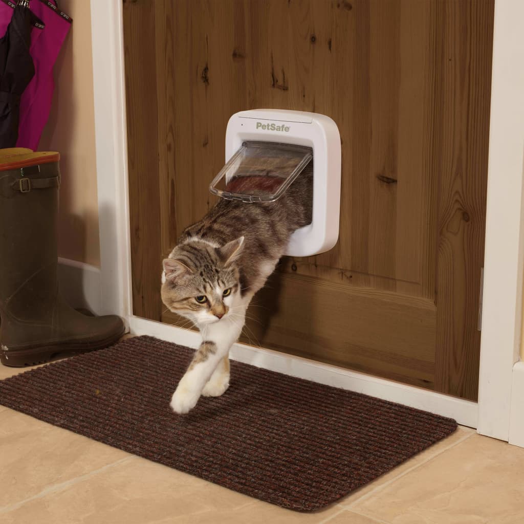 PetSafe Porta para gatos com microchip branco PPA19-16145