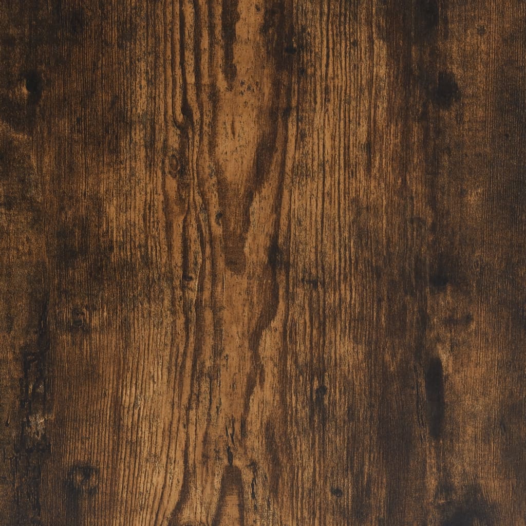 vidaXL Armário de canto 33x33x100 cm derivados madeira carvalho fumado