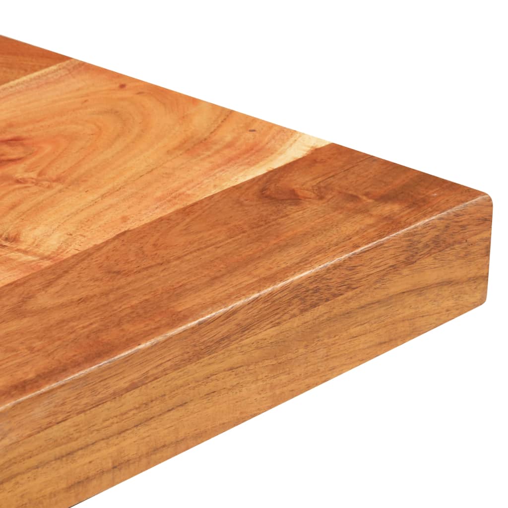 vidaXL Mesa de bar quadrada 50x50x110 cm madeira de acácia maciça