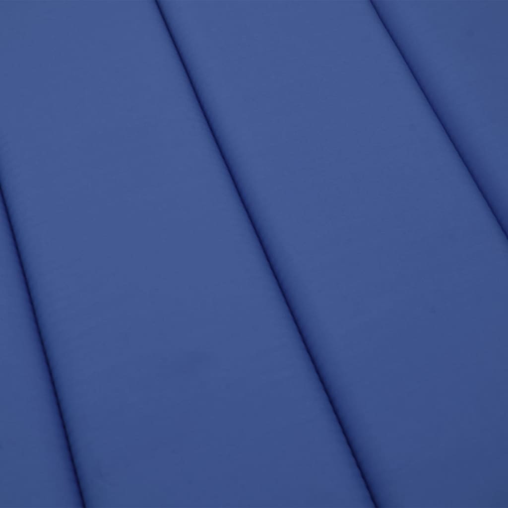 vidaXL Almofadão p/ espreguiçadeira 186x58x3cm tecido oxford azul real