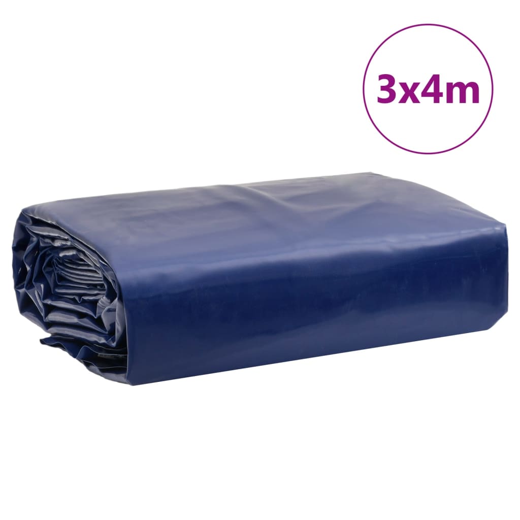 vidaXL Lona 3x4 m 650 g/m² azul