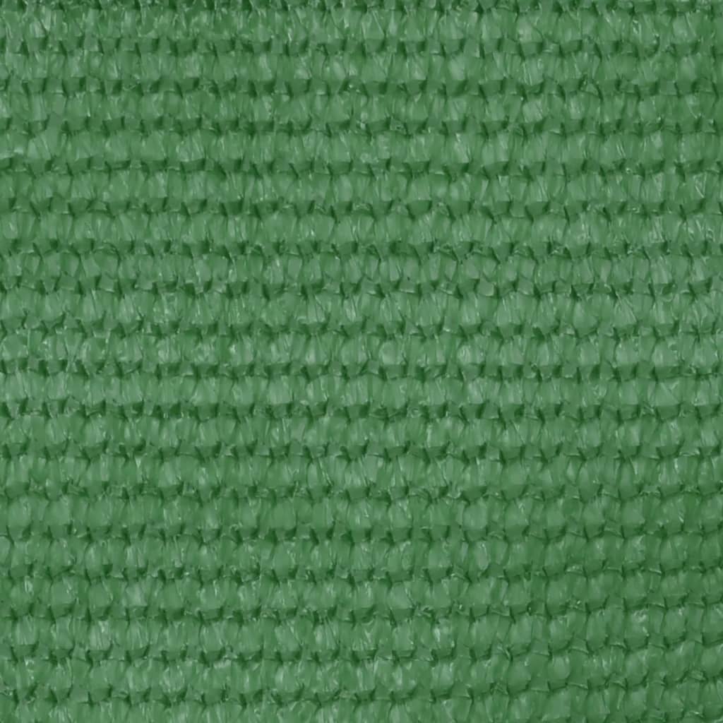 vidaXL Tela de varanda 120x500 cm PEAD verde-claro