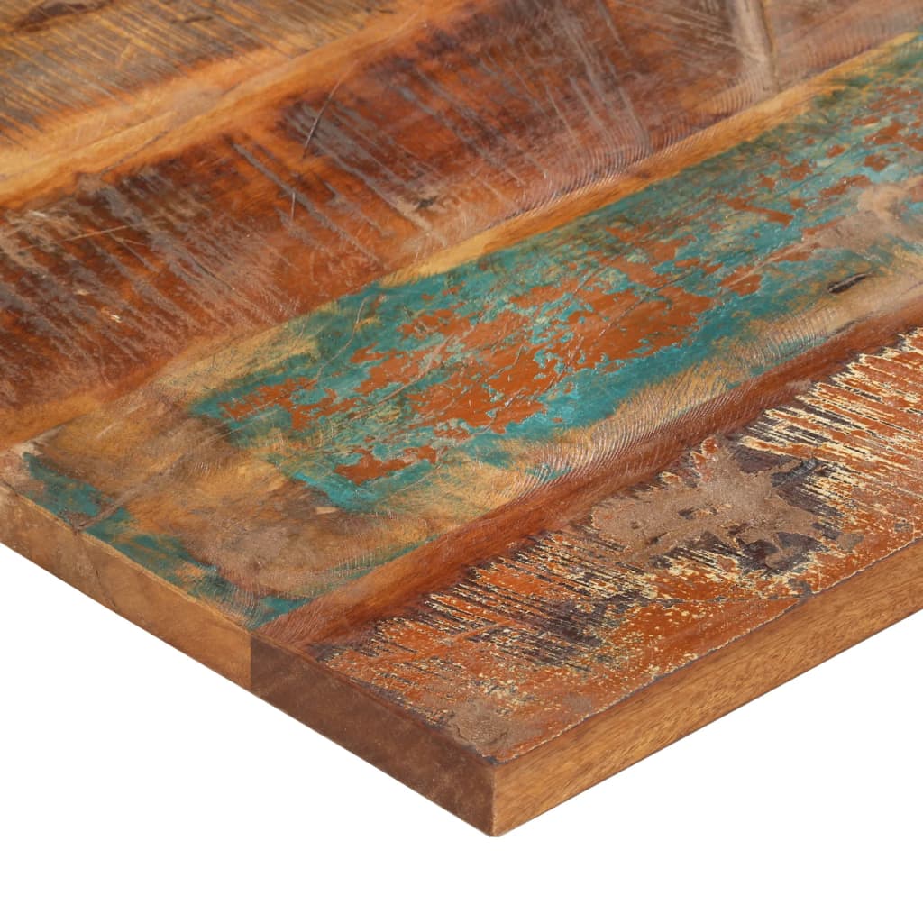 vidaXL Tampo mesa quadrado 60x60cm 25-27mm madeira recuperada maciça