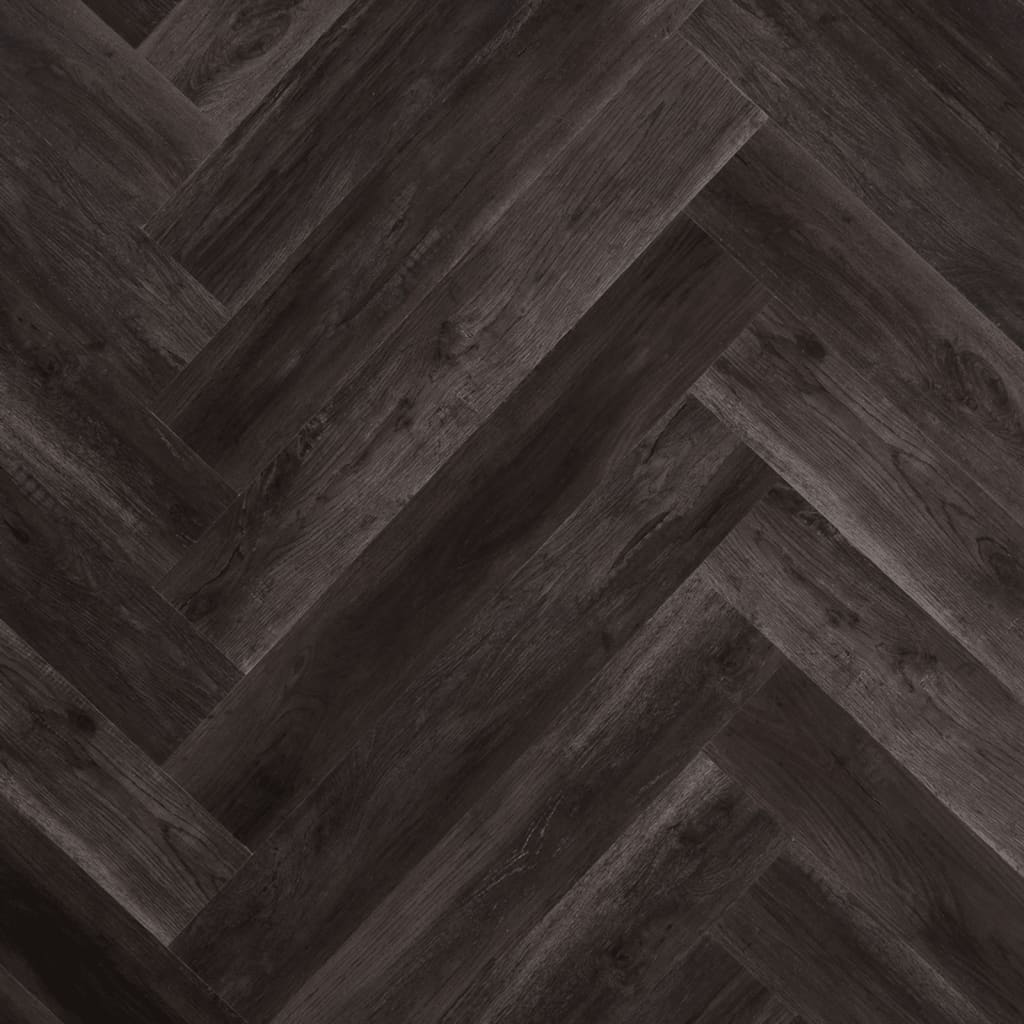 WallArt 30 pcs tábuas c/ aspeto madeira GL-WA33 carvalho preto carvão