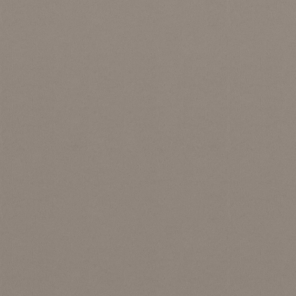 vidaXL Tela de varanda 120x300 cm tecido Oxford cinzento-acastanhado