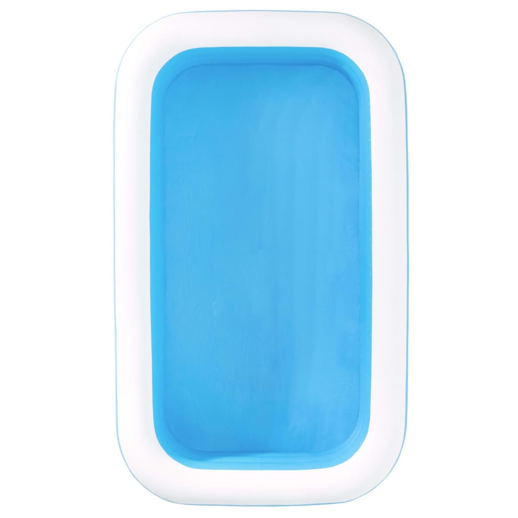Bestway Piscina insuflável retangular 262x175x51 cm azul e branco