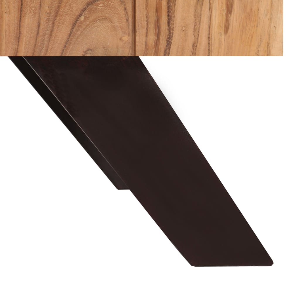 vidaXL Mesa de centro 90x50x45 cm madeira de acácia maciça