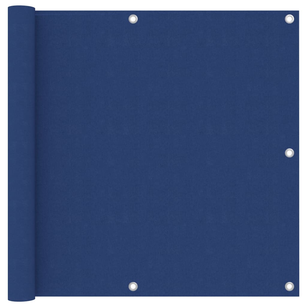 vidaXL Tela de varanda 90x400 cm tecido Oxford azul