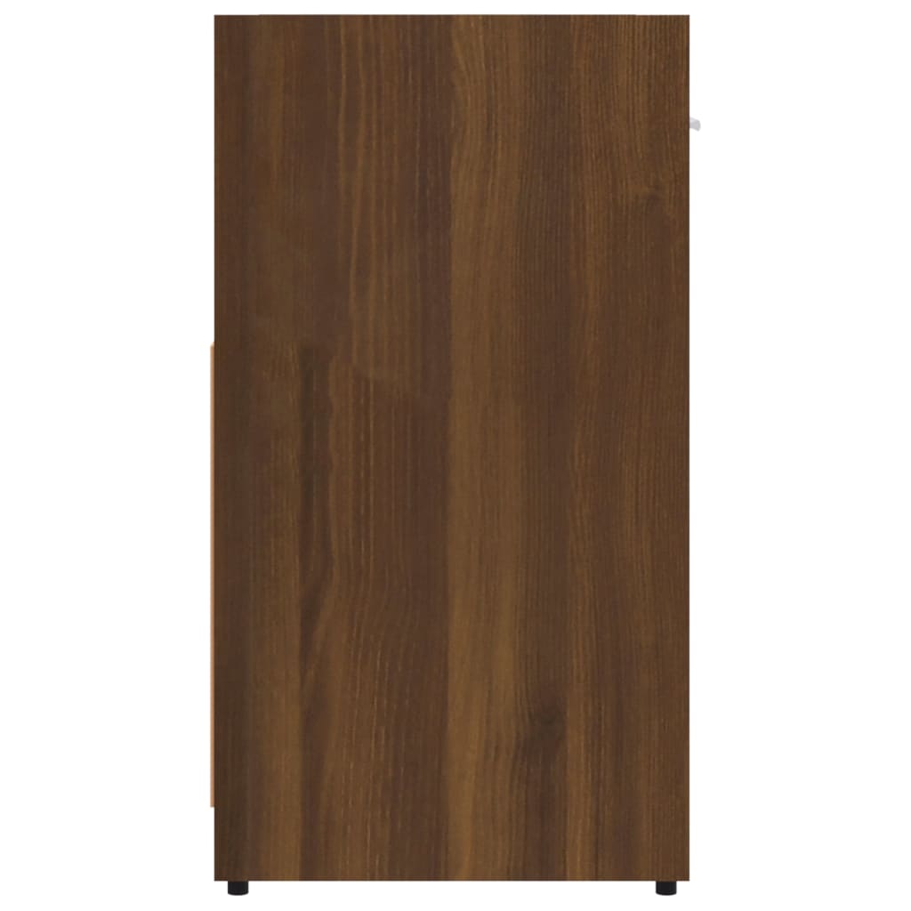 vidaXL Armário WC 60x33x60 cm derivados de madeira carvalho castanho