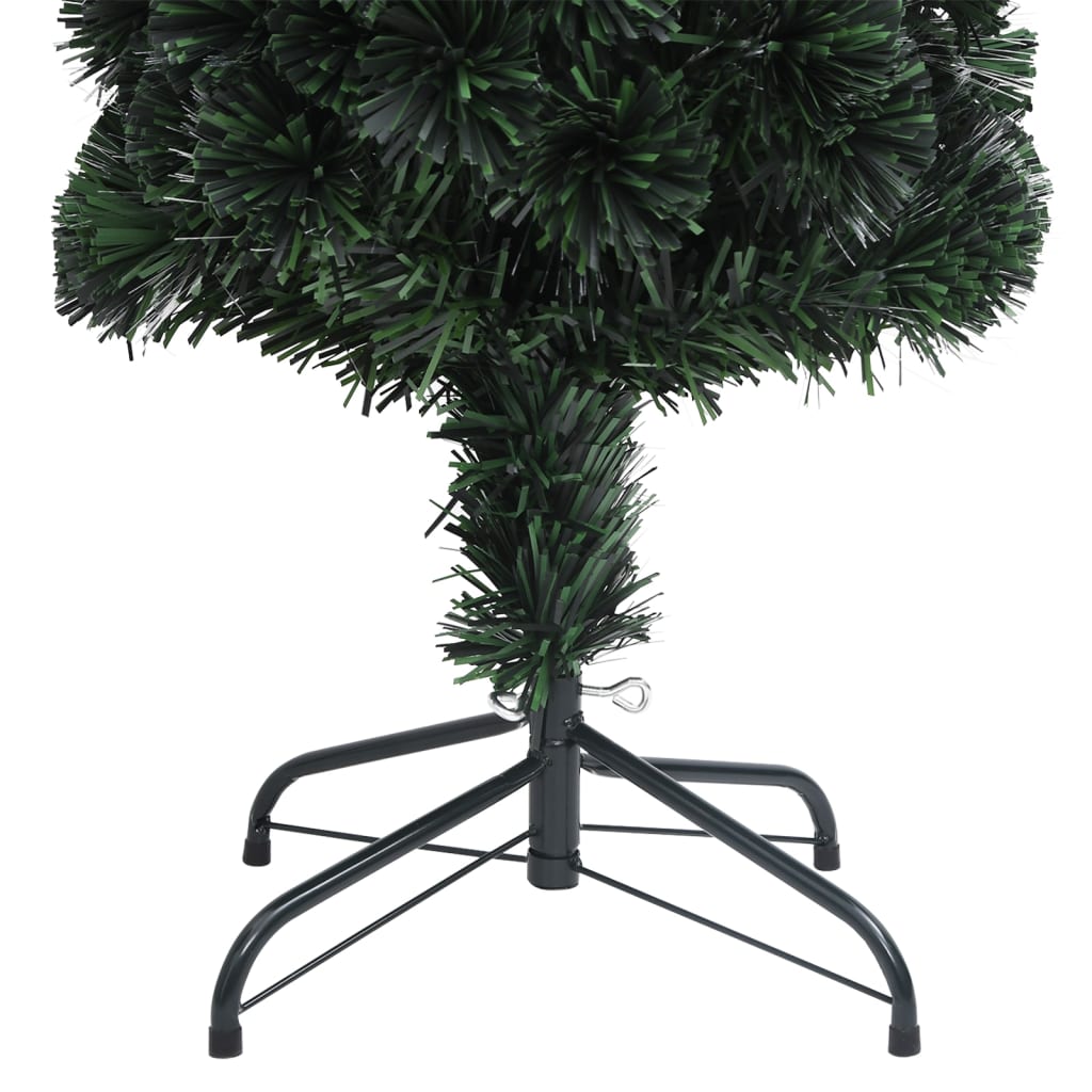 vidaXL Árvore de Natal artificial fina c/ suporte 120 cm fibra ótica