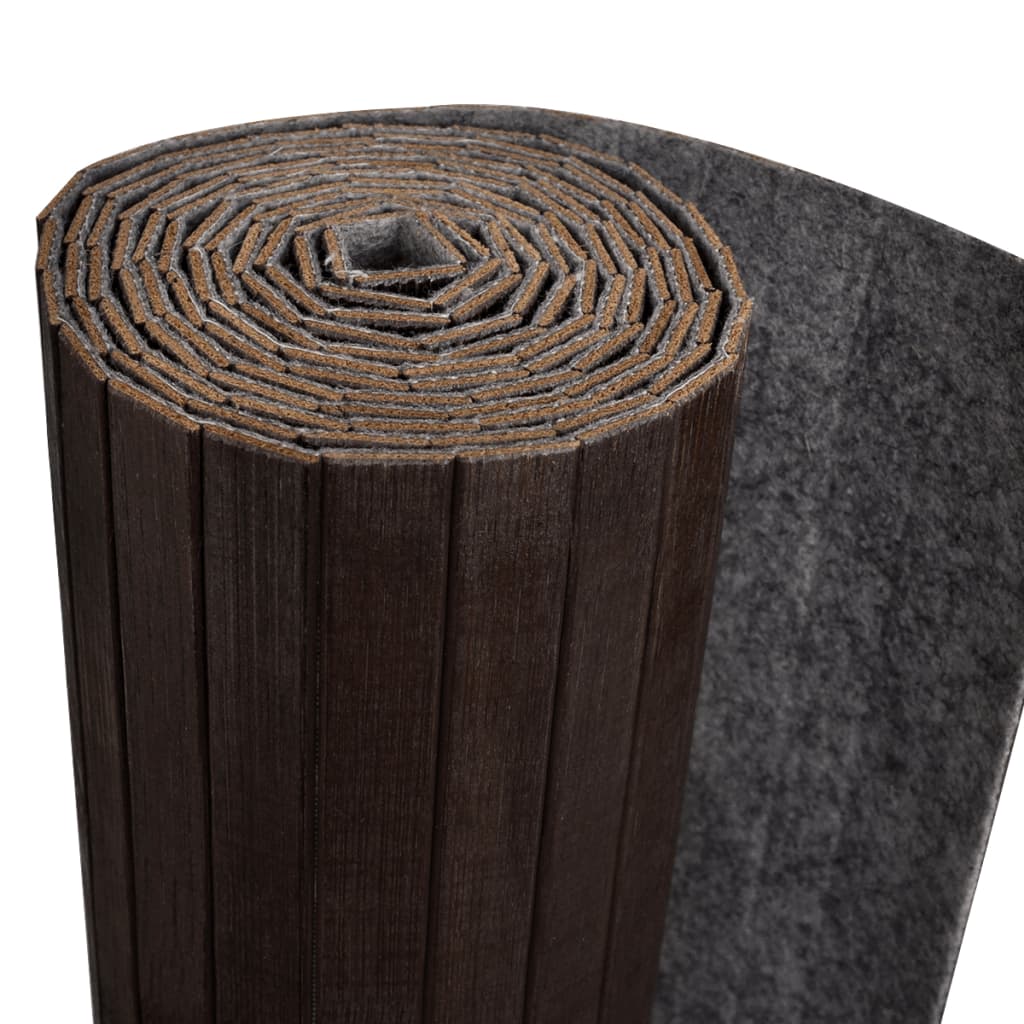 vidaXL Biombo/divisória de sala 250x165 cm bambu castanho escuro