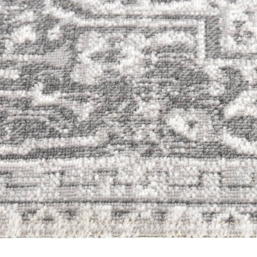 vidaXL Tapete de exterior tecelagem lisa 80x150 cm cinzento-claro
