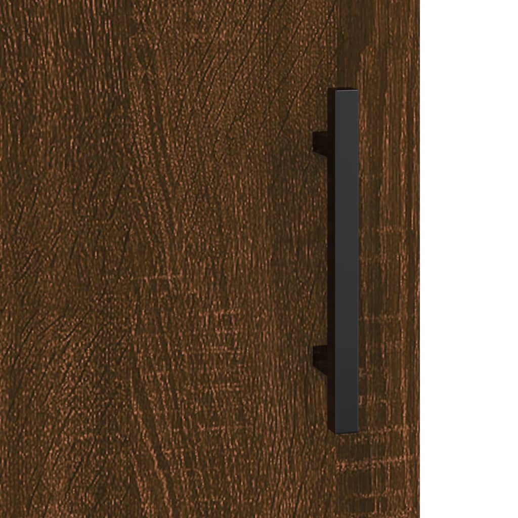 vidaXL Armário parede 60x31x60 cm derivados madeira carvalho castanho