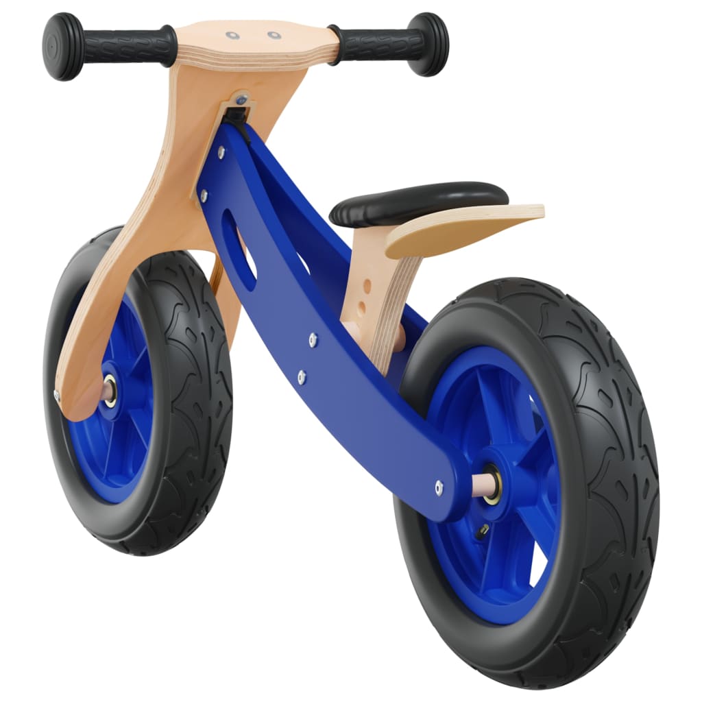 vidaXL Bicicleta de equilíbrio p/ criança c/ pneus de ar azul