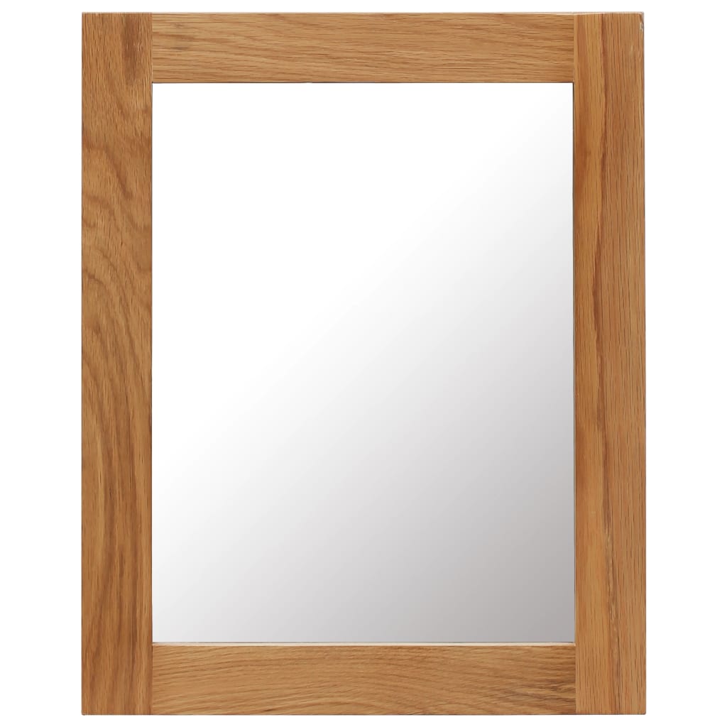 vidaXL Espelho 40x50 cm madeira de carvalho maciça