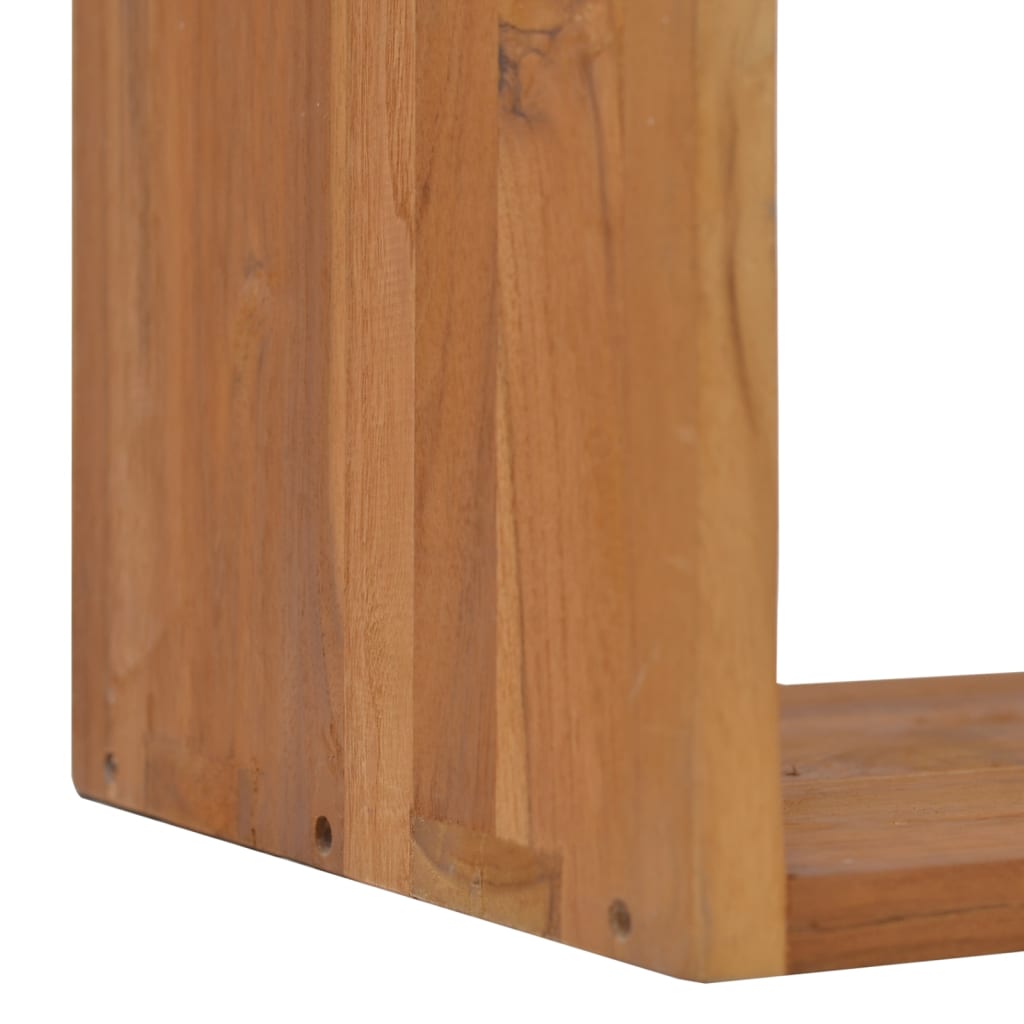 vidaXL Mesa de cabeceira 40x30x40 cm madeira de teca maciça