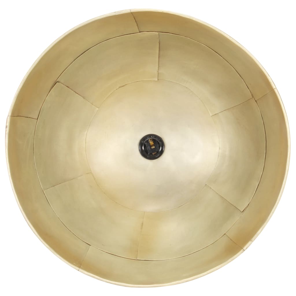 vidaXL Candeeiro teto vintage indust. redondo 25 W 41 cm E27 bronze