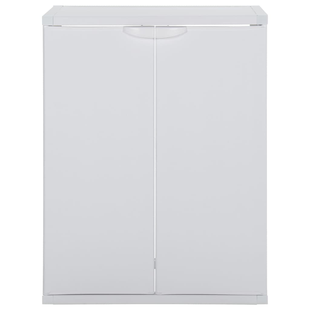 vidaXL Armário p/ máquina de lavar roupa 68,5x64,5x88 cm PVC branco