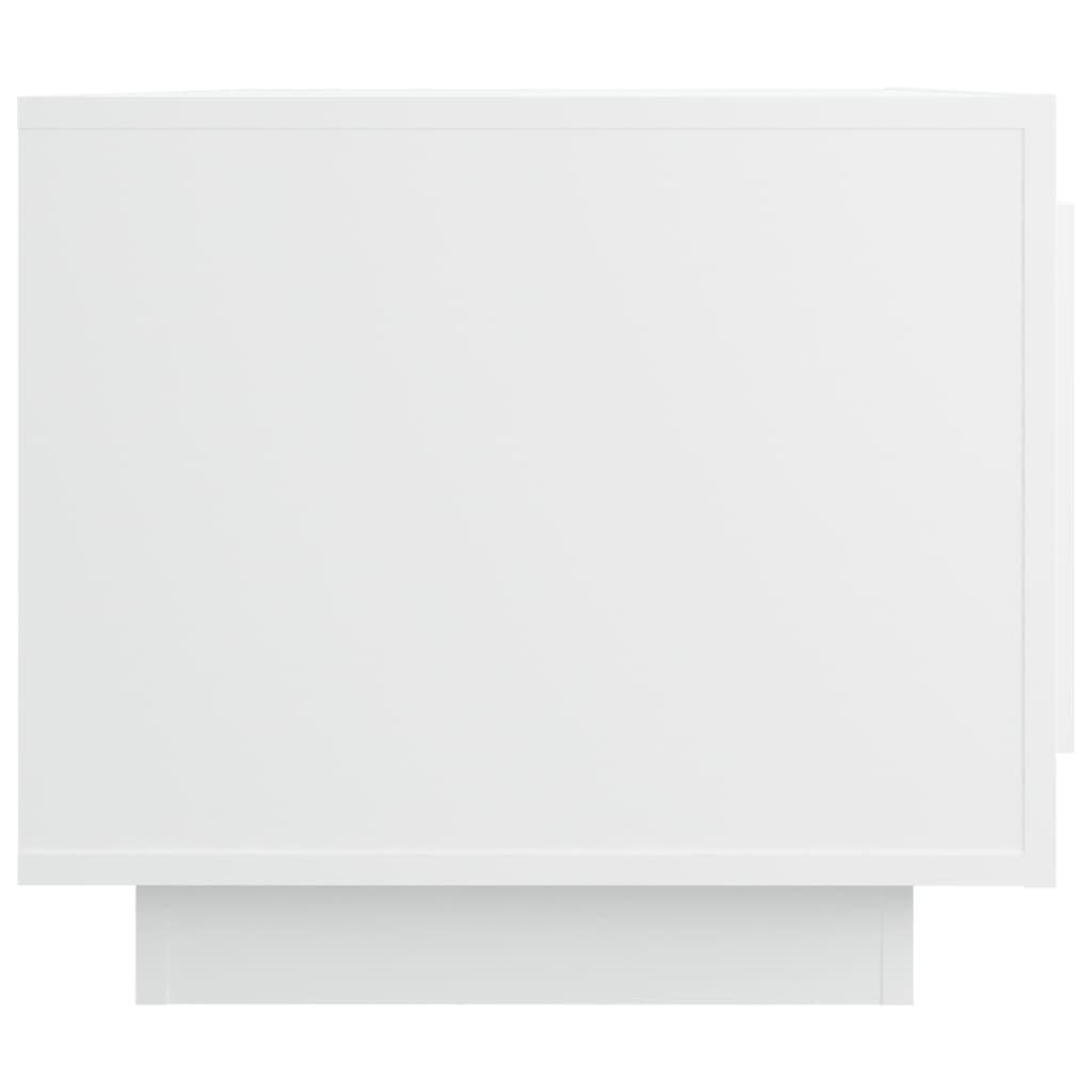 vidaXL Mesa de centro 102x50x45 cm derivados de madeira branco
