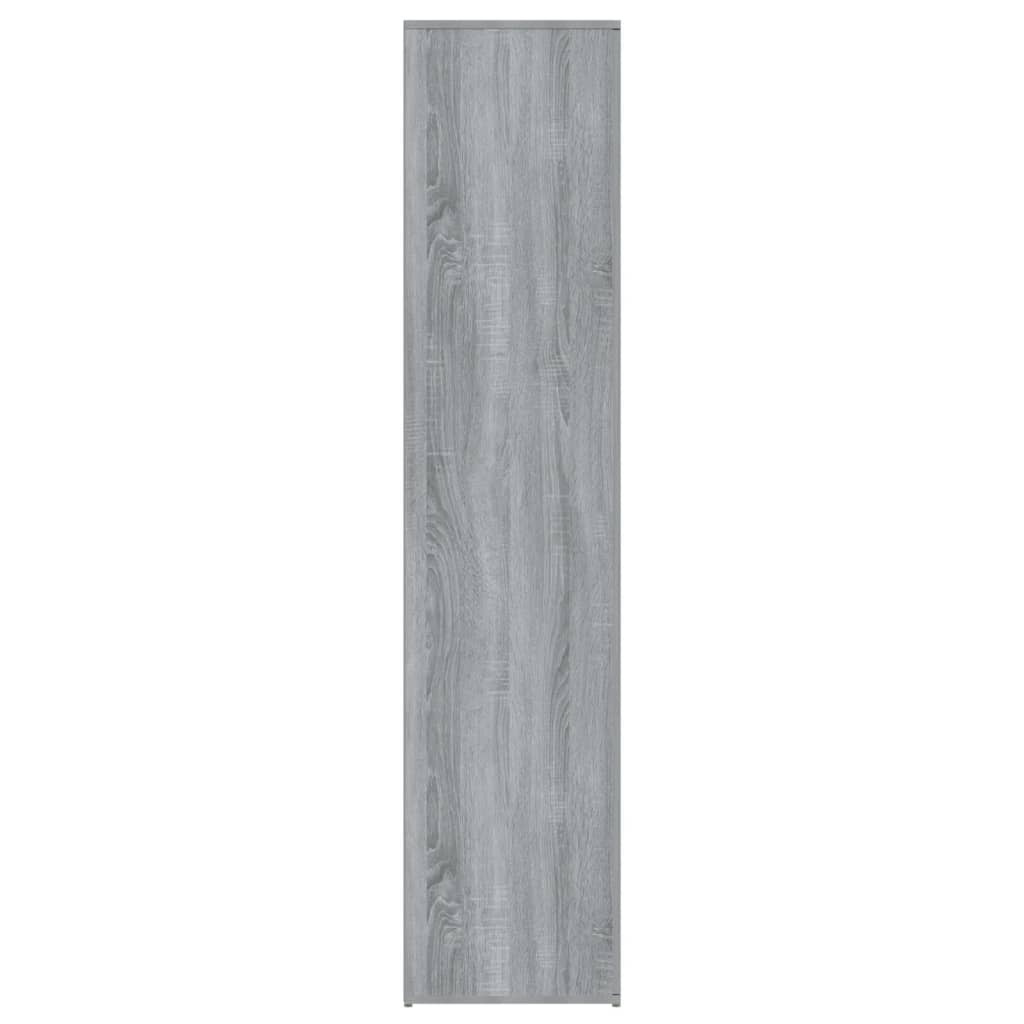 vidaXL Sapateira 80x39x178 cm derivados de madeira cinzento sonoma