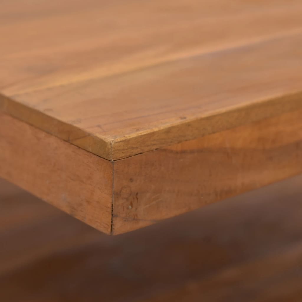 vidaXL Mesa de centro 65x65x33 cm madeira de teca maciça