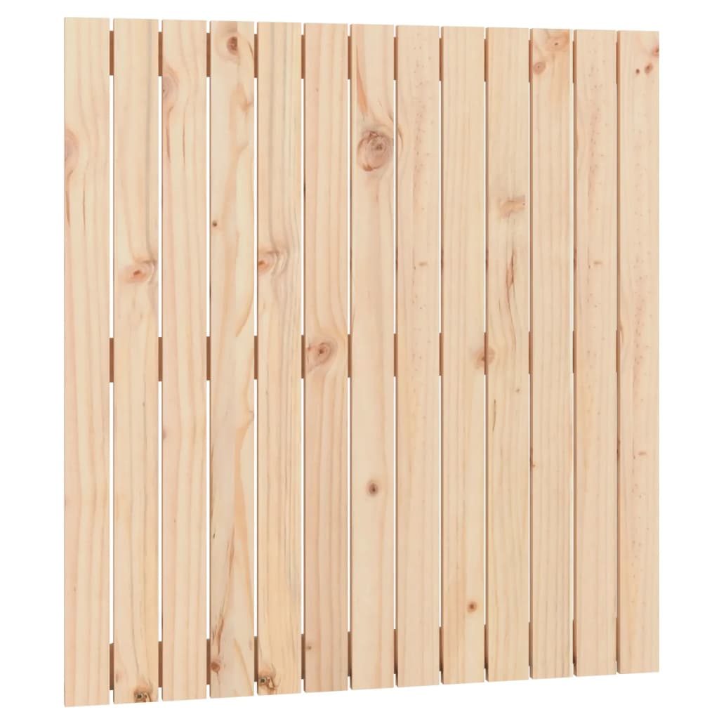 vidaXL Cabeceira de parede 82,5x3x90 cm madeira de pinho maciça
