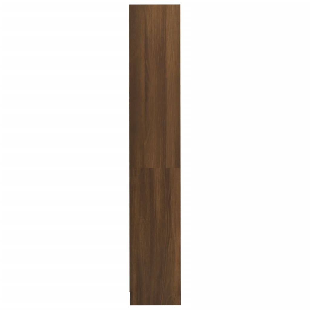 vidaXL Estante 4 prateleiras 80x24x142cm derivados de madeira castanho