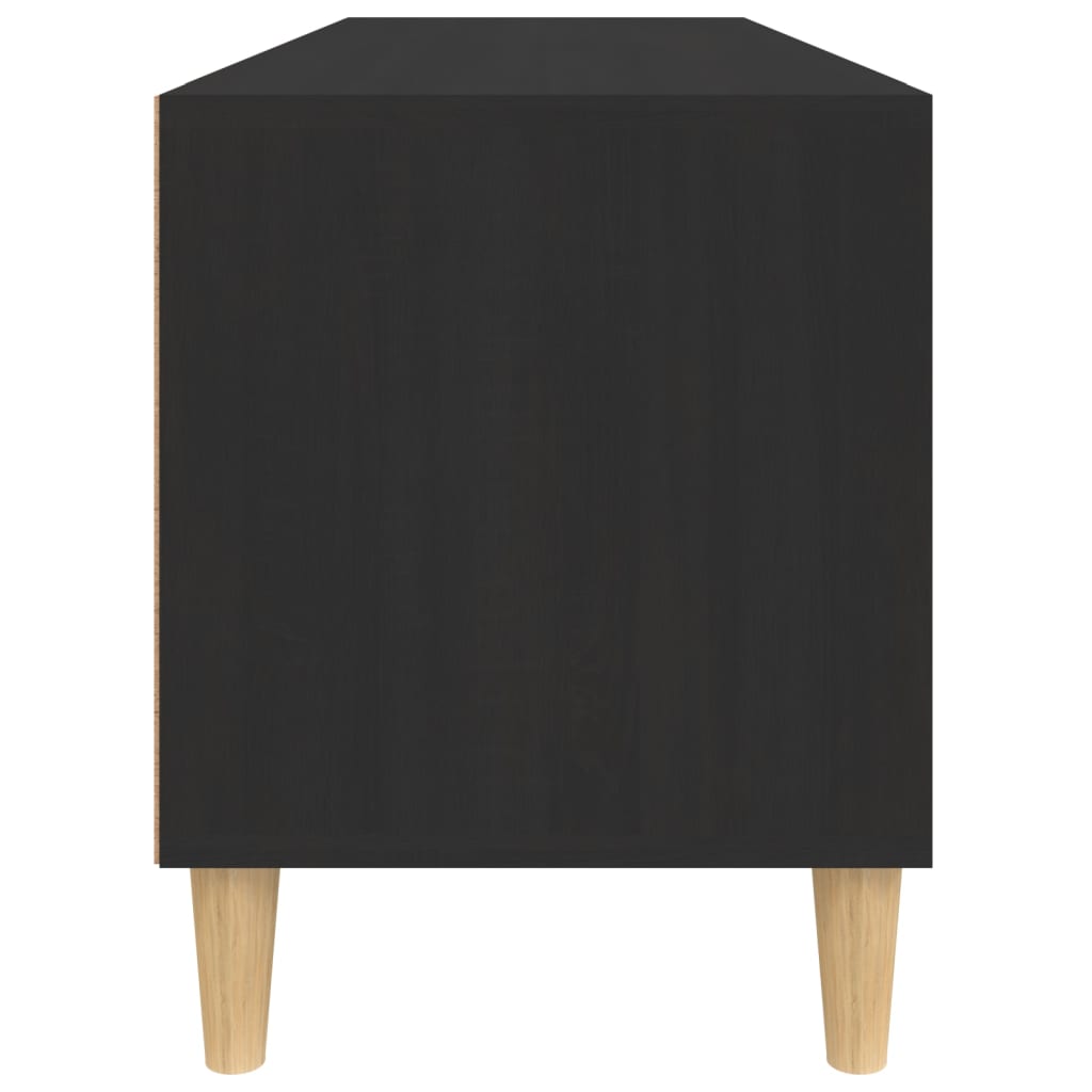 vidaXL Móvel de TV 100x34,5x44,5 cm derivados de madeira preto