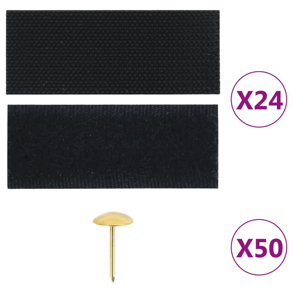 vidaXL Cortinas de porta anti-insetos magnéticas 2 pcs 200x80 cm preto