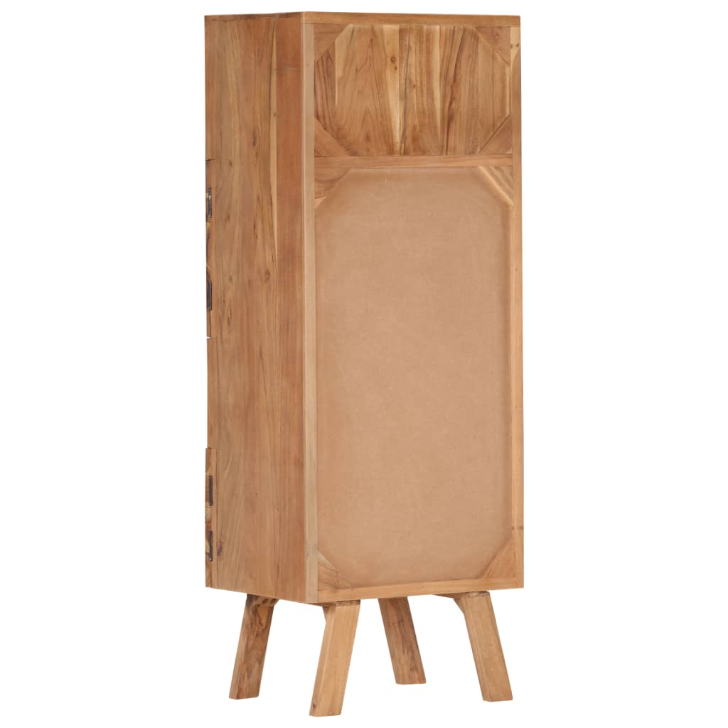 vidaXL Armário alto 45x35x123 cm madeira de acácia maciça