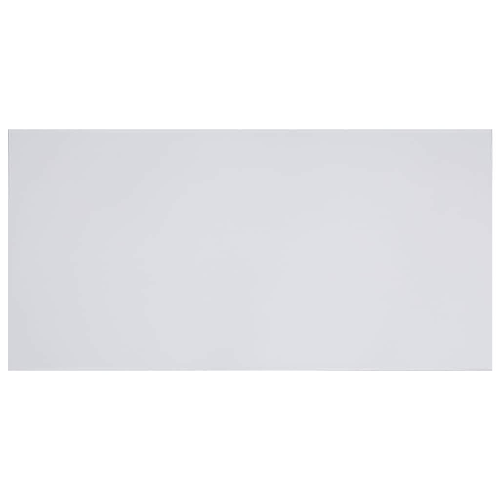 vidaXL Mesa de jantar 120x60x74 cm MDF branco e preto