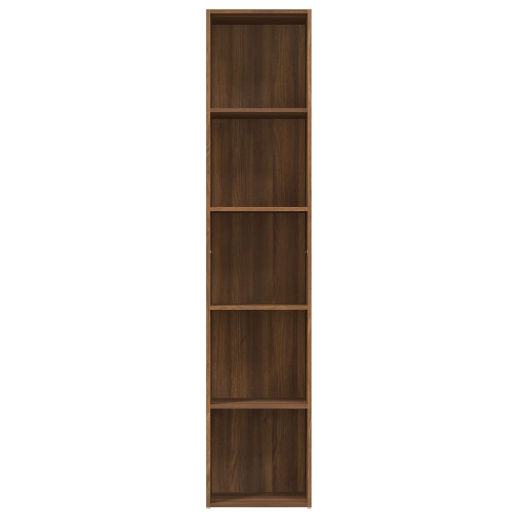 vidaXL Estante 40x30x189 cm derivados de madeira cor carvalho castanho