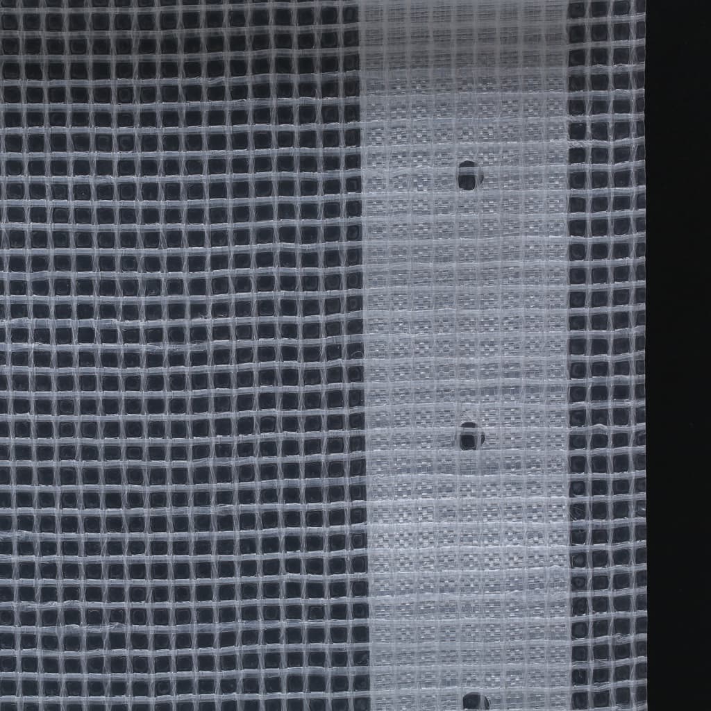 vidaXL Lonas em tecido imitação de gaze 2 pcs 260 g/m² 4x10 m branco